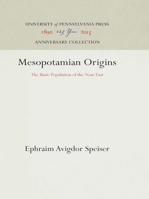 cover image of Mesopotamian Origins